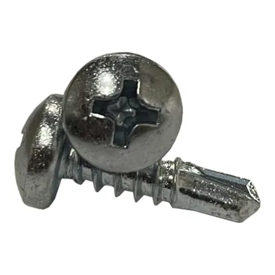 Саморез ZAMETAL 6,3 х 22 со сверлом и полусфер. головкой DIN 7504N, оц., уп. 250 шт ZA082105