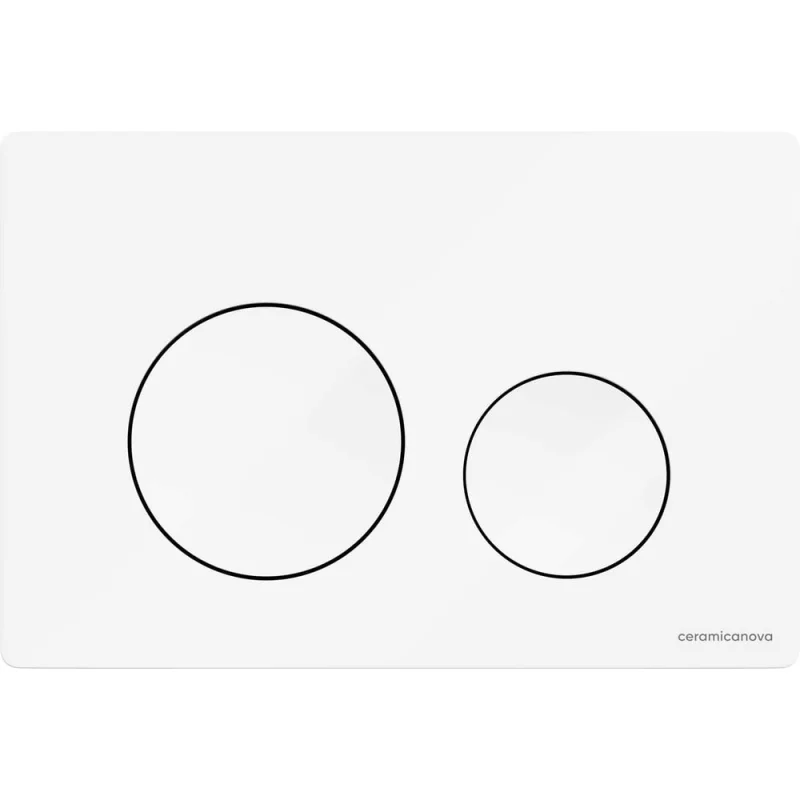 ΠΠ½ΠΎΠΏΠΊΠ° ΡΠΌΡΠ²Π° Ceramicanova Balance, ΠΊΠ»Π°Π²ΠΈΡΠΈ Circle, ΡΠ²Π΅Ρ Π±Π΅Π»ΡΠΉ Π³Π»ΡΠ½ΡΠ΅Π²ΡΠΉ, Π°ΡΡ. CN12-001W