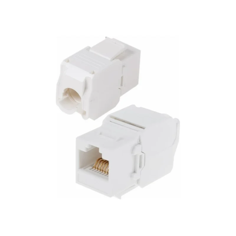 ΠΠΎΠ΄ΡΠ»Ρ Keystone Jack RJ-45 CAT 6 REXANT Π½Π΅ΡΠΊΡΠ°Π½ΠΈΡΠΎΠ²Π°Π½Π½ΡΠΉ 110 IDC ΡΠΈΠΏ 180 Π³ΡΠ°Π΄ΡΡΠΎΠ², ΡΠ°ΠΌΠΎΠ·Π°ΠΆΠΈΠΌΠ½ΠΎΠΉ, Π±Π΅Π»ΡΠΉ 05-1052