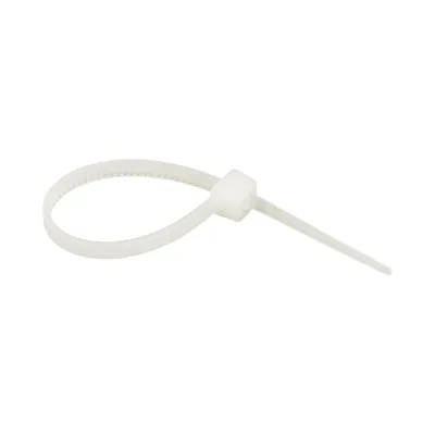 Стяжка кабельная EKF Basic 80х2,5 мм нейлоновая белая (100 шт.) (plc-c-2.5x80)