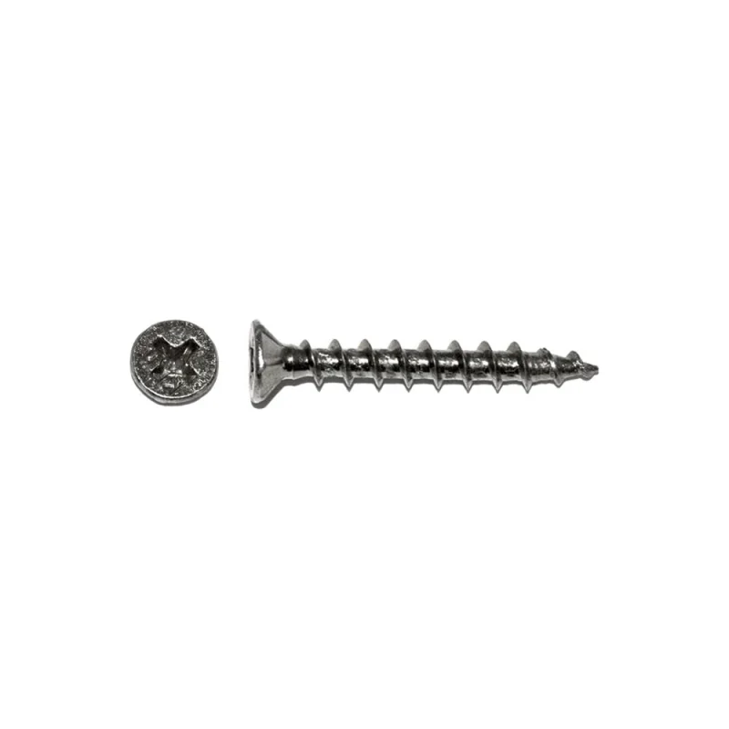 Оконный шуруп КРЕП-КОМП крупная резьба, белый цинк, 4,1х20 Kn 1000шт ош420ф