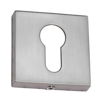 Ключевина под цилиндр Doorlock DL ES02/S/С MBSN матовый никель, квадратная розетка, 1 шт 73376