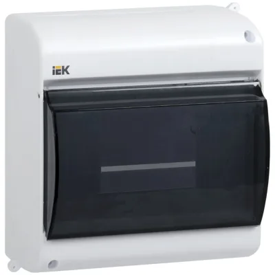 Щит распределительный навесной IEK Krepta 3 КМПн пластиковый IP31 180х188х96 мм прозрачная дверь (MKP42-N-09-31-01)