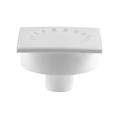 Вертикальный трап RTP белый D 50 мм,150х150 36584