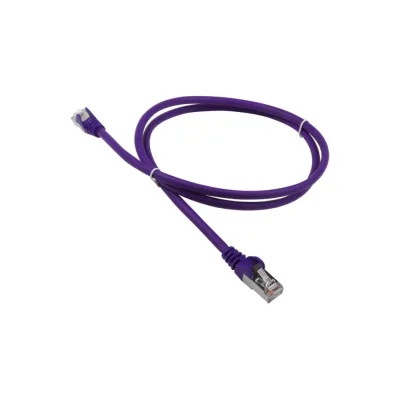 Патч-корд LANMASTER LSZH FTP категория 5e, 2.0 м, фиолетовый LAN-PC45/S5E-2.0-VI