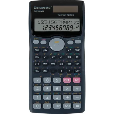 ΠΠ°Π»ΡΠΊΡΠ»ΡΡΠΎΡ ΠΈΠ½ΠΆΠ΅Π½Π΅ΡΠ½ΡΠΉ BRAUBERGSc-991ms (157x82 ΠΌΠΌ), 401 ΡΡΠ½ΠΊΡΠΈΡ, 10+2 ΡΠ°Π·ΡΡΠ΄ΠΎΠ², Π΄Π²ΠΎΠΉΠ½ΠΎΠ΅ ΠΏΠΈΡΠ°Π½ΠΈΠ΅ 271724