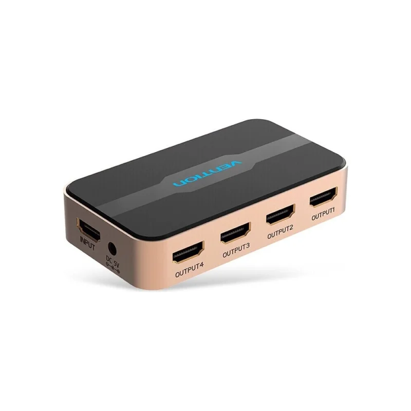 Разветвитель-сплиттер Vention HDMI 19F/4x19F на 4 монитора ACCG0