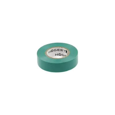 Изоляционная лента Hogert Technik 0,13x19 мм, 20 м, зеленая HT1P284