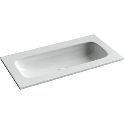 Раковина накладная мебельная Ceramicanova Grace прямоугольная 910x457x137 без отверстия под смеситель цвет белый CN7019wx