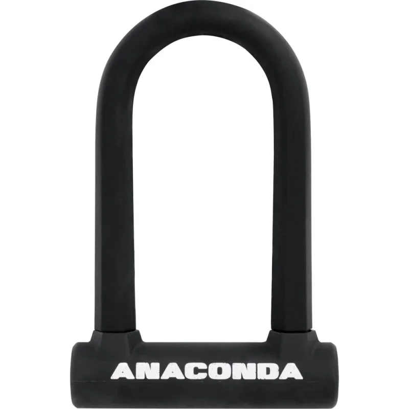 Навесной замок с креплением на раму Авангард ANACONDA Т608 BLACK силикон, всепогодный 14853
