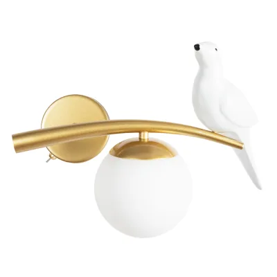 Бра Arte Lamp Eltanin Е14 60 Вт 220 В золото IP20 (A3422AP-1GO)