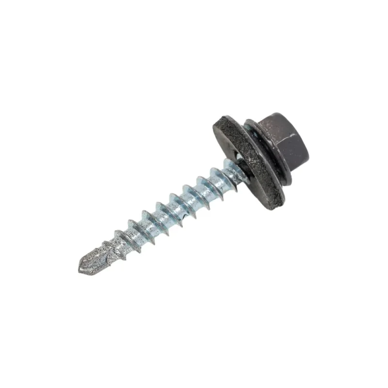 Саморез для крепления кровли STEELREX RAL7024 5.5x19, 70 шт. 0140055019B4000070327024