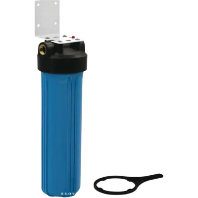 Колба фильтра Аурус для воды под мойку очистки, встраиваемый, комплект, кухонный, накопительный водоочиститель с картриджем 2000 л/ час с картриджем для обезжелезивания 25