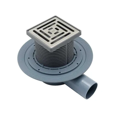 Трап душевой IDDIS сифон 360, комбинированный затвор, 10×10 см, хром 980DS10SB4CDZ