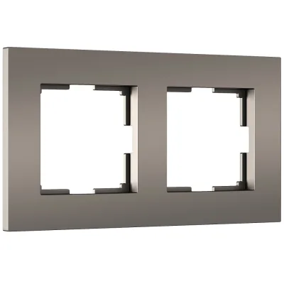 Рамка Werkel Slab двухместная бронза матовая (a062812)
