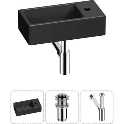 Комплект Wellsee 3 в 1 Lavinia Boho Bathroom Sink накладная/подвесная раковина 40x20 см 20215984R