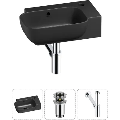 Комплект Wellsee 3 в 1 Lavinia Boho Bathroom Sink накладная/подвесная раковина 40x24 см 20216376R