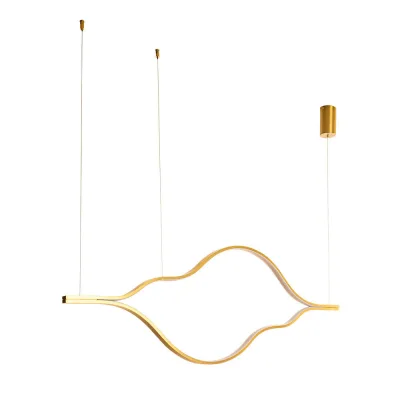 Люстра светодиодная подвесная Arte Lamp Odyssey 34 Вт 3000К 5 кв.м (A2911SP-34GO)