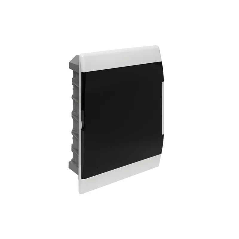 Щит распределительный встраиваемый EKF SlimBox PROxima ЩРВ-П-24 пластиковый IP41 366х295х100 мм 24 модуля прозрачная дверь серый (sb-v-24)