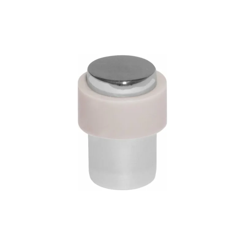 Дверной упор DOORLOCK DL DS004 SN матовый никель, 23/29мм, высота 40мм, серая резина 74231