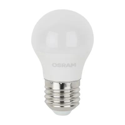 Лампа светодиодная Osram E27 4000К 7 Вт 600 Лм 230 В шар матовая