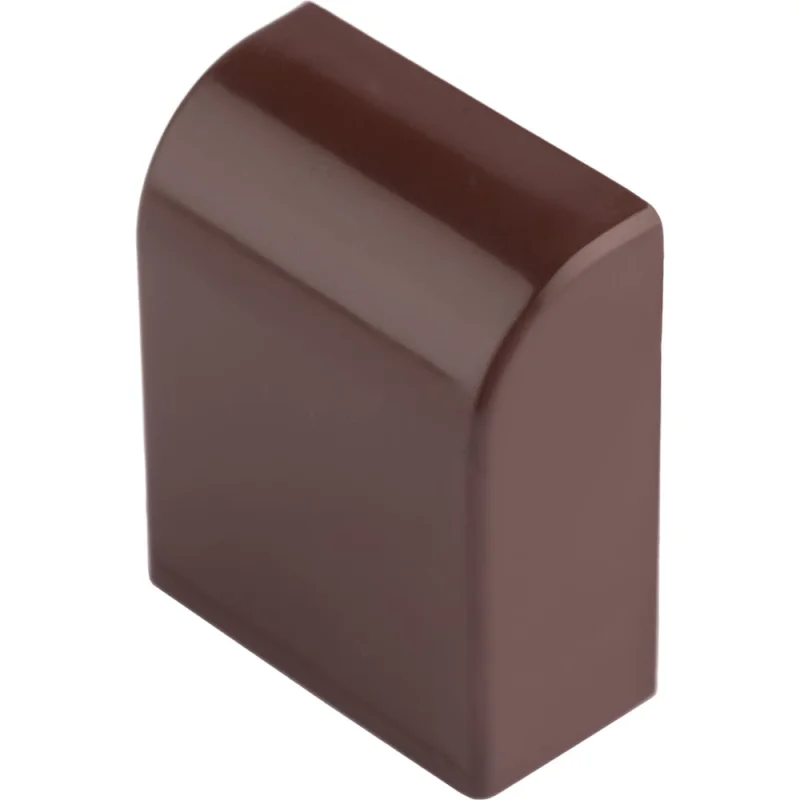Заглушка EKF Plast PROxima, 20х10, 4 шт, под темное дерево ecd-20-10x4