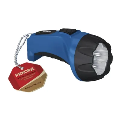 Аккумуляторный светодиодный фонарь РЕКОРД РМ-0104 Blue 21701