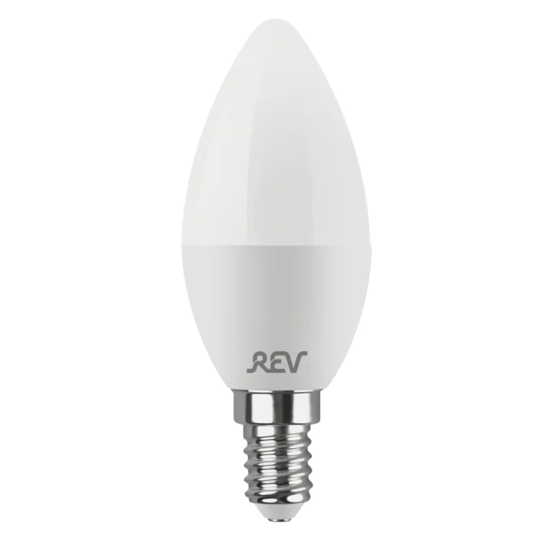 Лампа светодиодная Rev E14 2700К 5 Вт 400 Лм 180-240 В свеча матовая