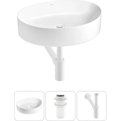 Набор Wellsee 3 в 1 Belle Spa 2.0 накладная раковина 50x38 см 20212584R