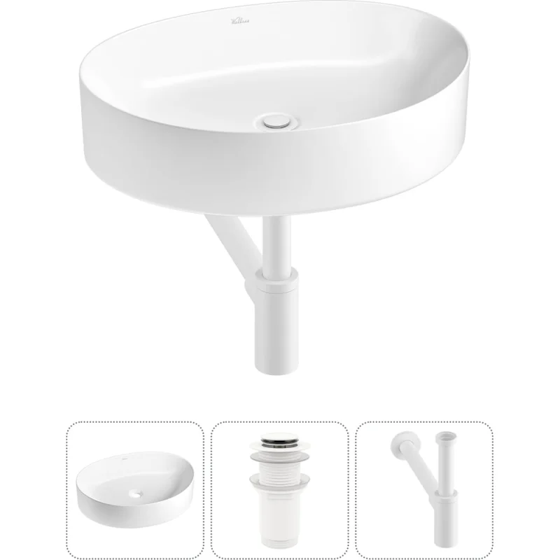 Набор Wellsee 3 в 1 Belle Spa 2.0 накладная раковина 50x38 см 20212584R