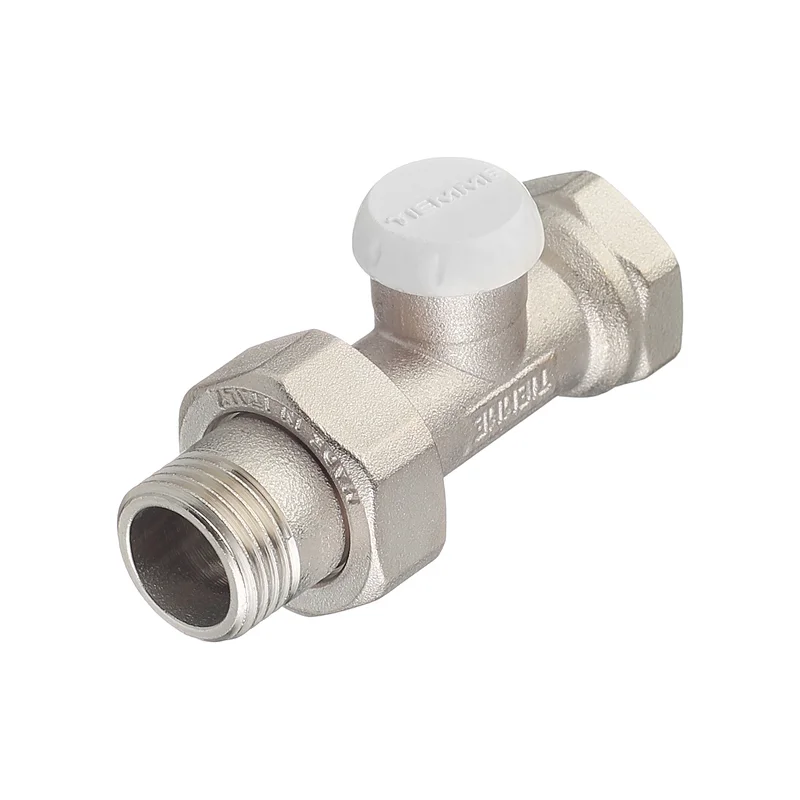 Клапан запорный Tiemme 1/2 НР(ш) х 1/2 ВР(г) для радиатора (3230003)