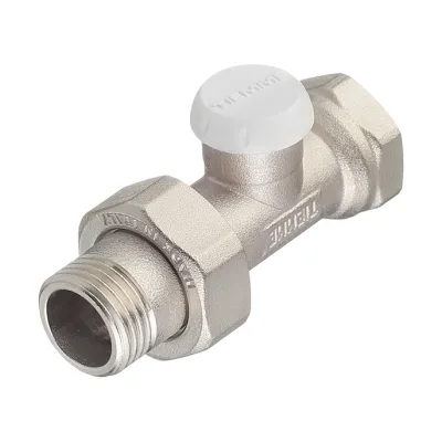 Клапан запорный Tiemme 1/2 НР(ш) х 1/2 ВР(г) для радиатора (3230003)