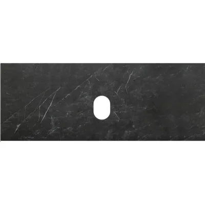 Столешница BelBagno из керамогранита, без отверстия под смеситель 1204x462 Marmo Nero Opaco KEP-120-MNO-W0