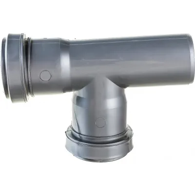 Тройник внутренней канализации LAMMIN 40х40/90 градусов Lm35090404090