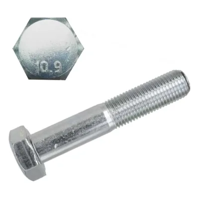 Болт Море-Метизов DIN 961 класс прочности 10,9, М8x1х30, цинк, 5 шт BOLT961СМ81305М