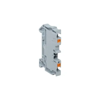 Клеммная колодка пружинная EKF 4 Push-in серая PIT-4