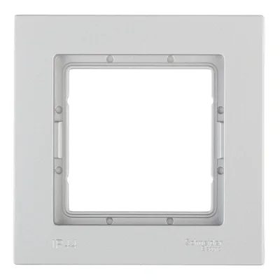 Рамка Systeme Electric AtlasDesign Aqua одноместная алюминий (ATN440301)