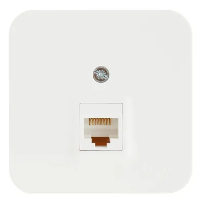 Розетка компьютерная Systeme Electric Blanca накладная молочная RJ45 (BLNIA045002)
