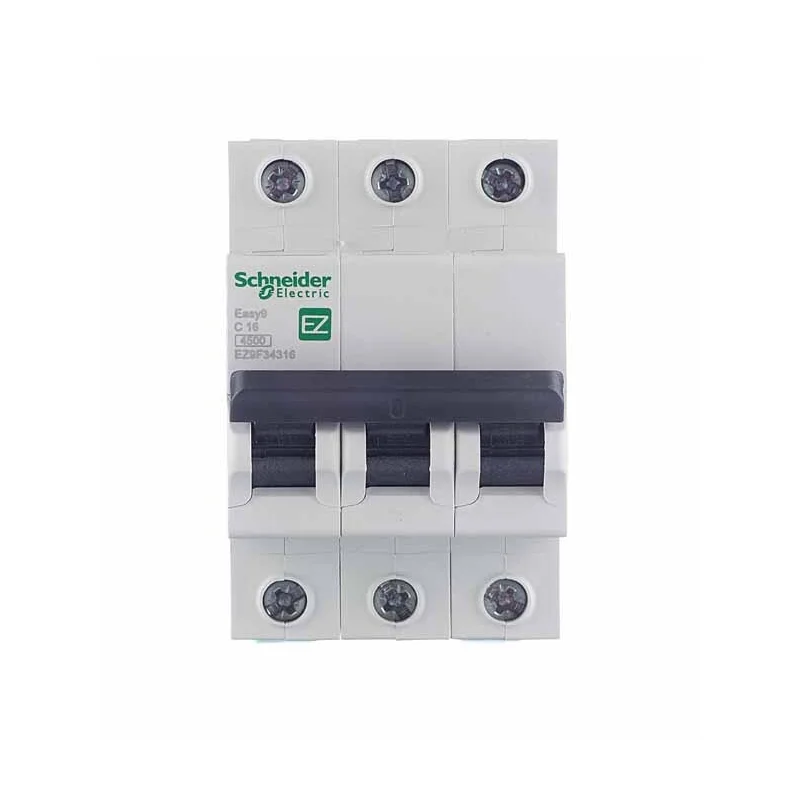 Автоматический выключатель модульный Schneider Electric Easy9 3P 16А тип C 4,5 кА 400 В (EZ9F34316)