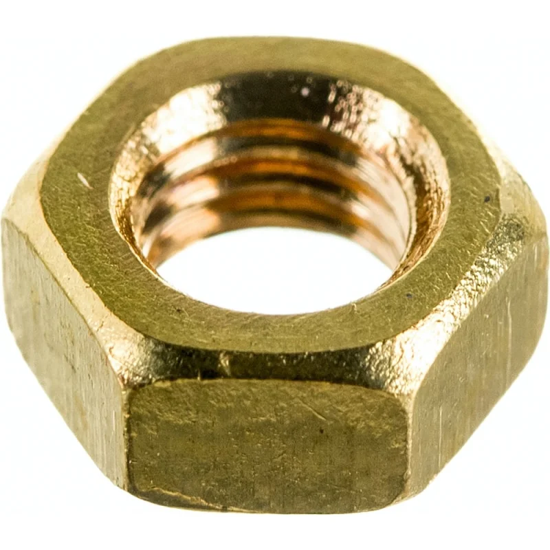 Шестигранная латунная гайка DIN 934 М5 (10 шт) DINFIX 00-00001723