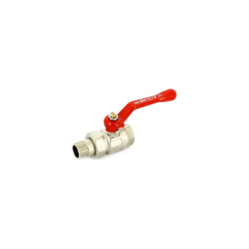 Полнопроходной кран НВ 3/4 с разъемным соединением, ручка Uni-Fitt 113L3000
