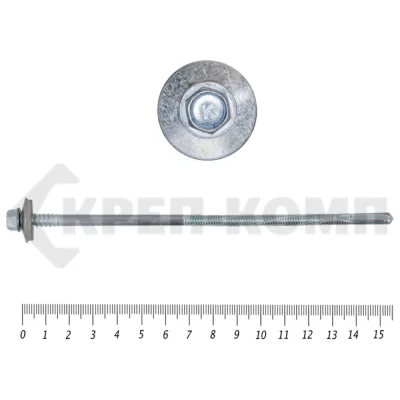 Саморез для сендвич-панелей КРЕП-КОМП 6,3/5,5х155, 50 шт. сспк155мф
