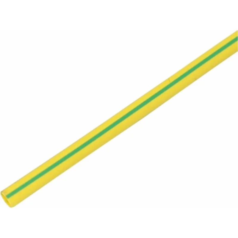 Термоусадочная трубка Nord-Yada 3,0 мм/1,5 мм длина 1м желто-зеленая 5 шт 907965