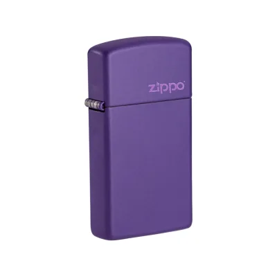 Зажигалка Zippo Slim с покрытием Purple Matte, 29x10x60 мм 1637ZL