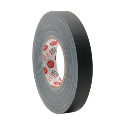 Клейкая лента DGTAPE MATT - Гаффа тейп 25мм/50м - Черный MATT50025/50/B