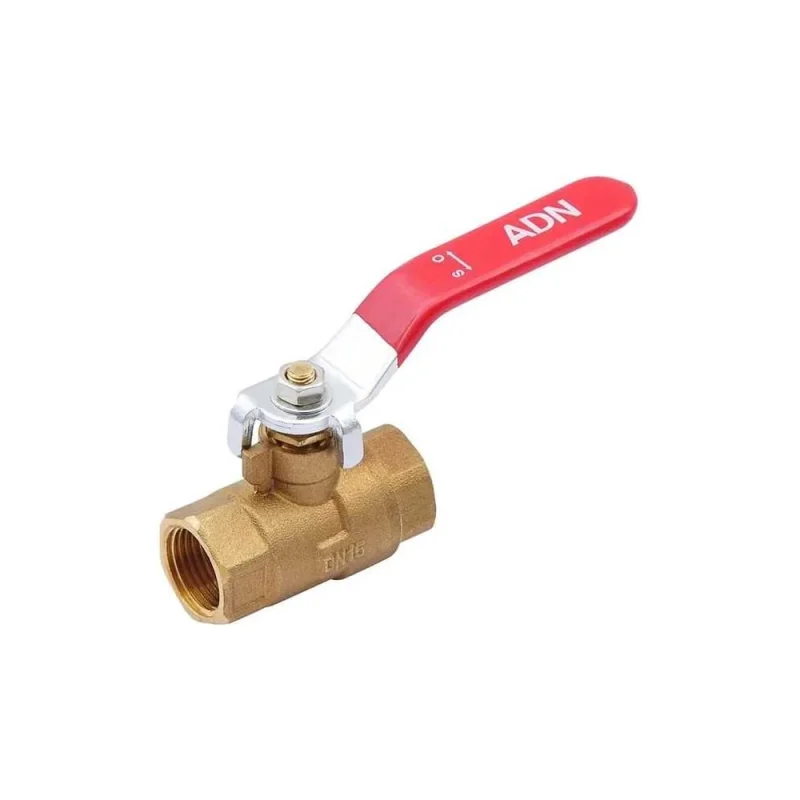 Шаровой кран SMT ADN 1/2" FхF, красная ручка 560H6604R