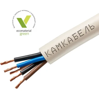 Провод Камкабель ПВС 5x4 100м 231Я954N00000Г00100М