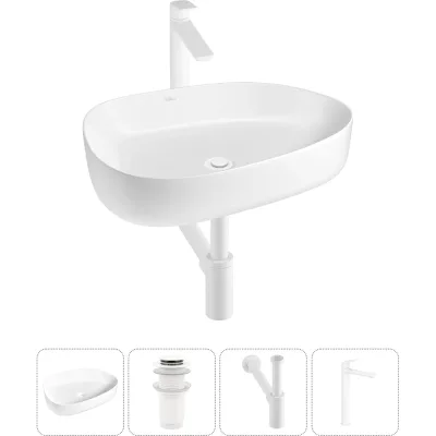 Набор Wellsee 4 в 1 Belle Spa 3.0 накладная раковина 55x40 см 20212728R