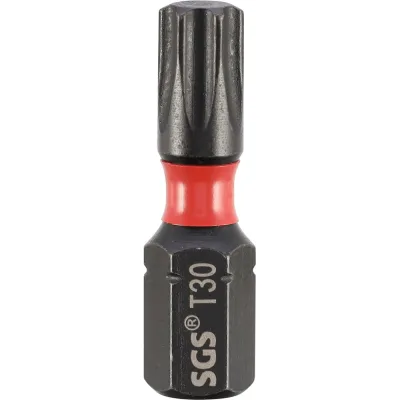 Бита SGS ударная TORX T30, 25мм Impact S2 1шт 6325-T30-IB