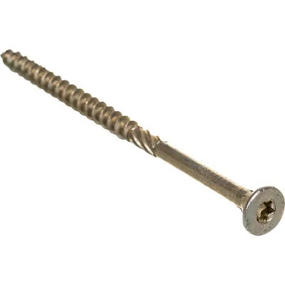 Конструкционный шуруп для дерева с фрезой ЕВРОПАРТНЕР потай, ж/п Torx 25 5.0х90, 10 шт. 15 0095 2